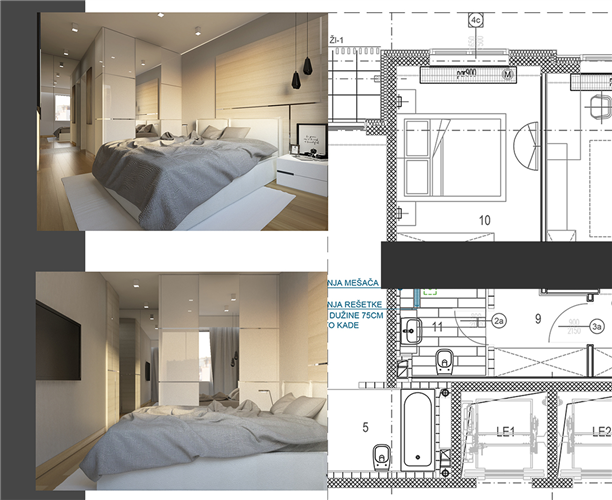 Image for Jelena Popac's project Interior design of bedroom