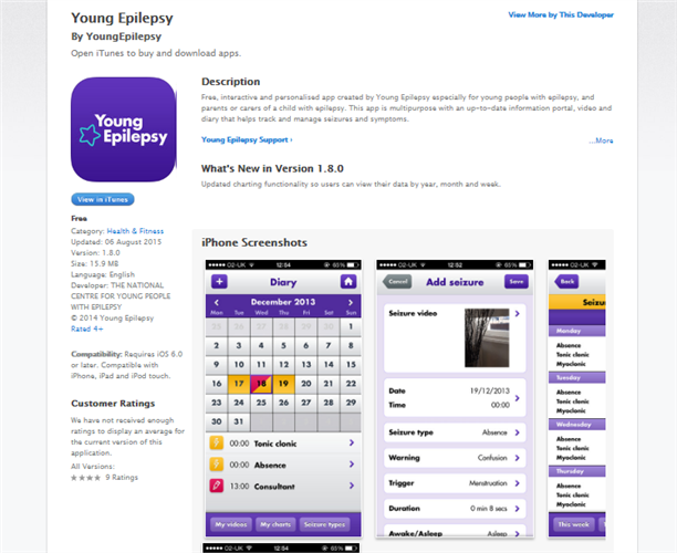 Image for Sinisa Kolarevic's project Young Epilepsy iOS app
