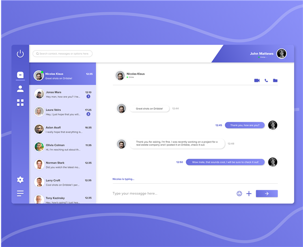 Image for Darko Milovanovic's project Messaging platform concept