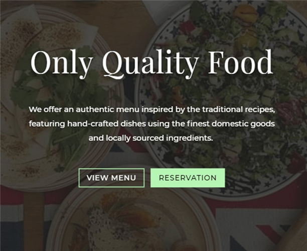 Image for Tatjana Tanaskovic's project Restaurant Website