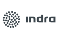 Indra Logo of client Indra of BC Soft Srl company