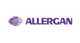 Allergan Logo of client Allergan of Justbit company